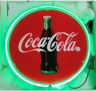 12inx12in Coca Coke Bottle Neon Sign Acrylic Beer Pub Bar Handmade Wall Decor Neon Light