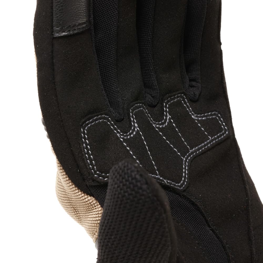 DAINESE Metrax Air Gloves, Guanto Moto Urban Corto in Tessuto Aerato per Estate con Smart Touch e Calzata Facile, per Uomo, Black/Tidal Foam, S