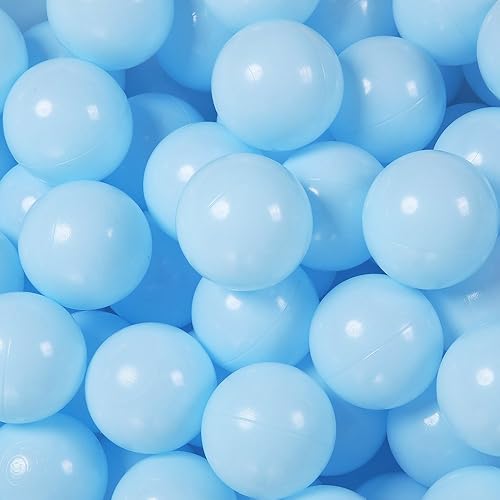 PlayMaty Pelotas de plástico sin ftalatos y BPA de 2.75 pulgadas, a prueba de aplastamiento, juguete divertido con bolsa de almacenamiento para