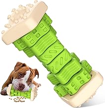 RUXAN Indestructible Dog Chew Toy, 3 in 1 Heavy Duty Milk Flavored Dog Puzzles Toys for Small Medium Dogs