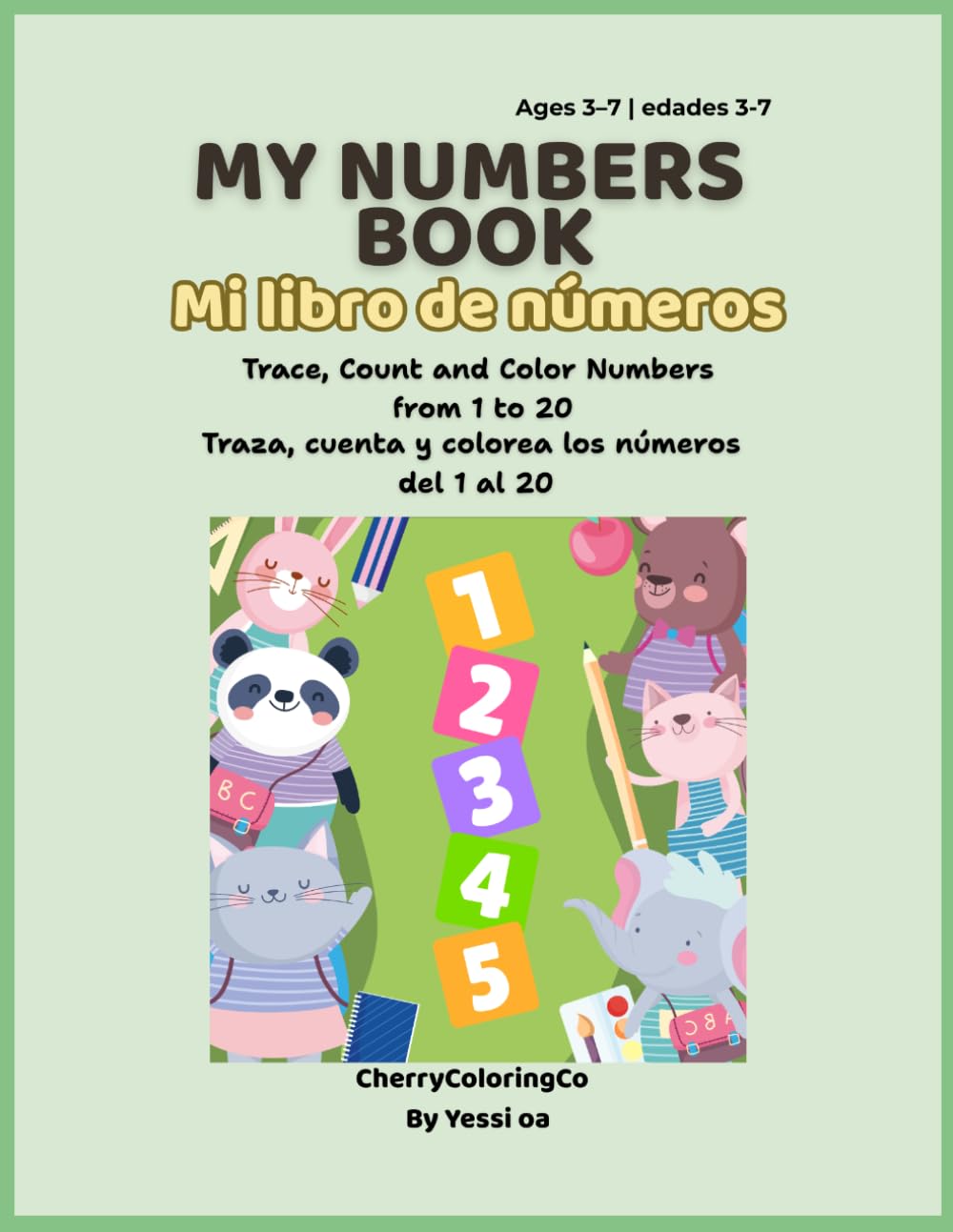 My Numbers Book: Trace, Count and Color Numbers from 1 to 20