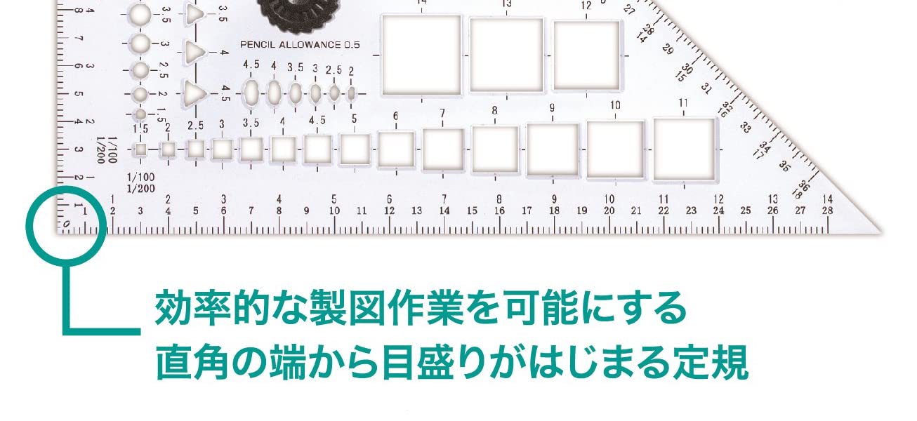 sm1530ページ Amazon.co.jp: Vanco バンコ 三角定規型テンプレート 34822 無色