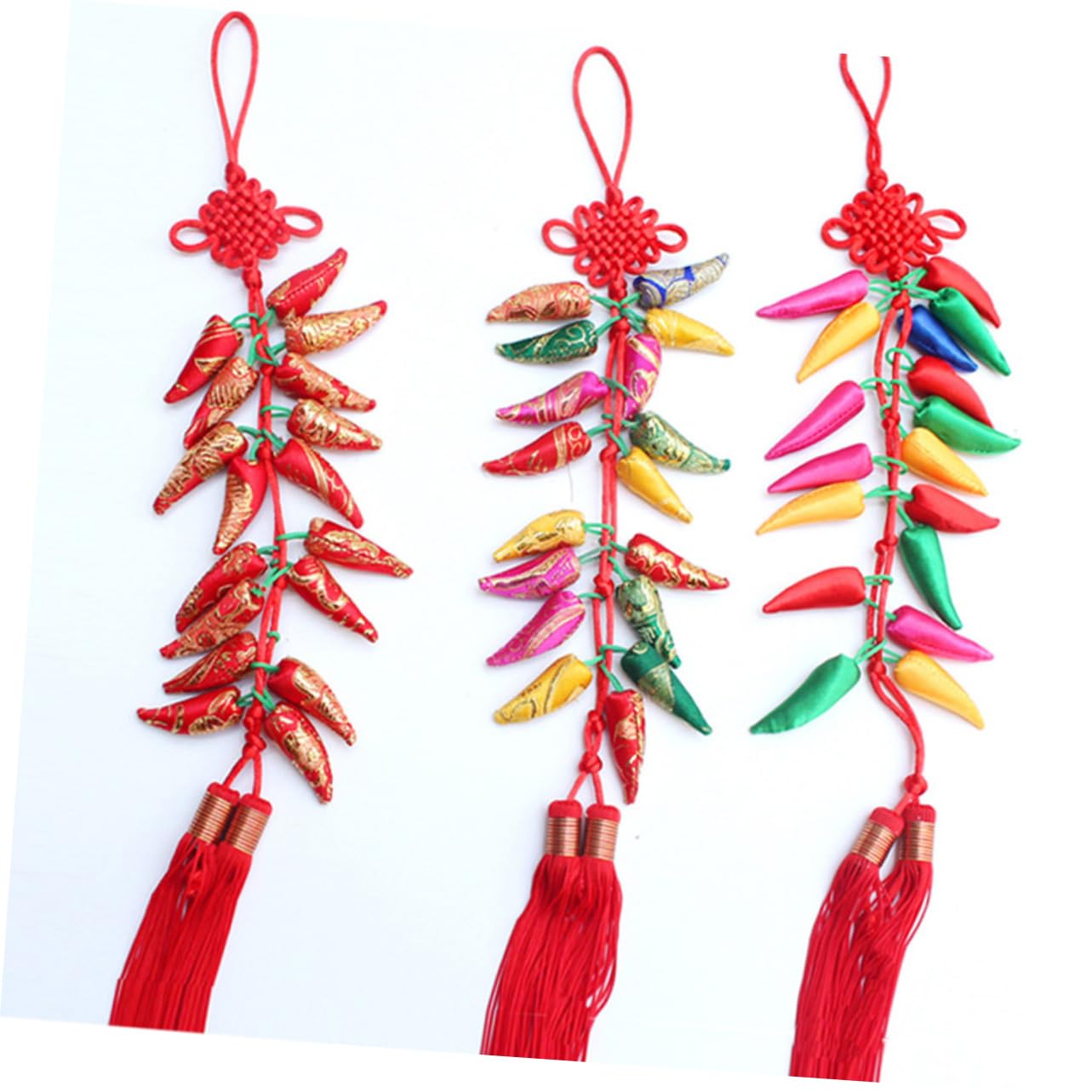 Alipis 3stücke Spring Festival Chinesischer Bunter Pfeffer Dekoration Für Hochzeiten Und Teiliges Für Festliche Anlässe Und Zuhause
