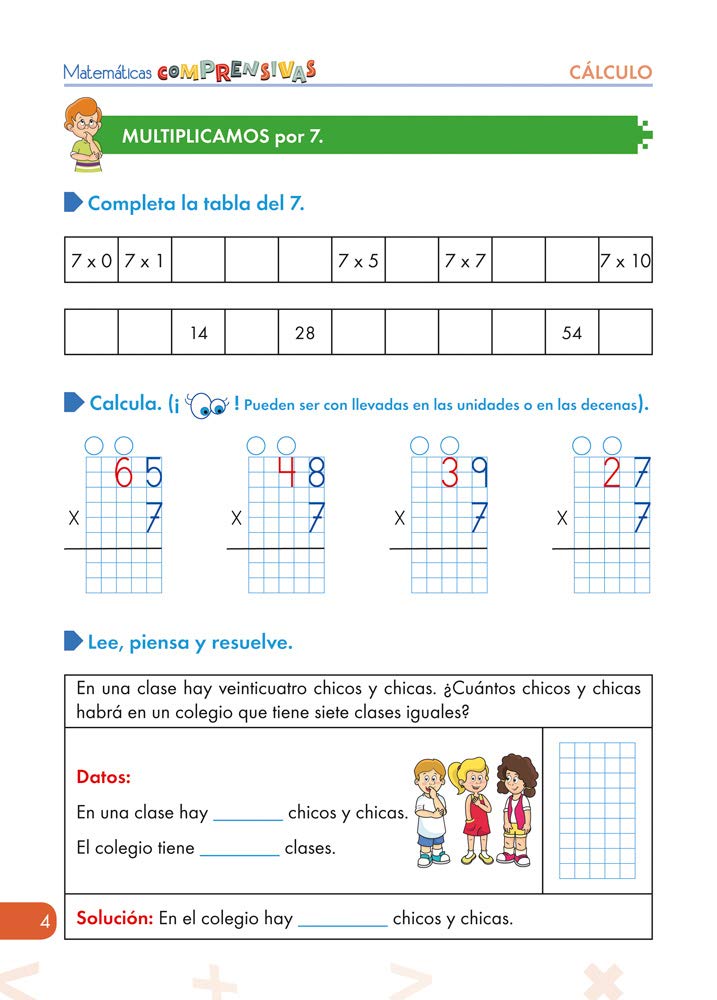 Pack Matemáticas Comprensivas 3º trimestre 2º Primaria: Cuadernos de Números 6, Cálculo 6 y Lámina Didáctica Aprendo los Sentidos| Actividades para ... Primaria (Refuerzo Matemáticas 2º Primaria)