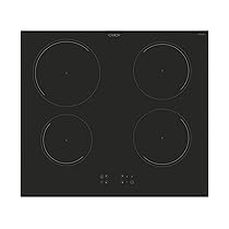 Candy Idea Piano Cottura a Induzione 4 Fuochi in Vetroceramica, Cottura Rapida con Funzione Booster, Power Management per Ottimizzare i Consumi, Blocco di Sicurezza, 59 x 52 x 6 cm, Nero – CITT642C, E1