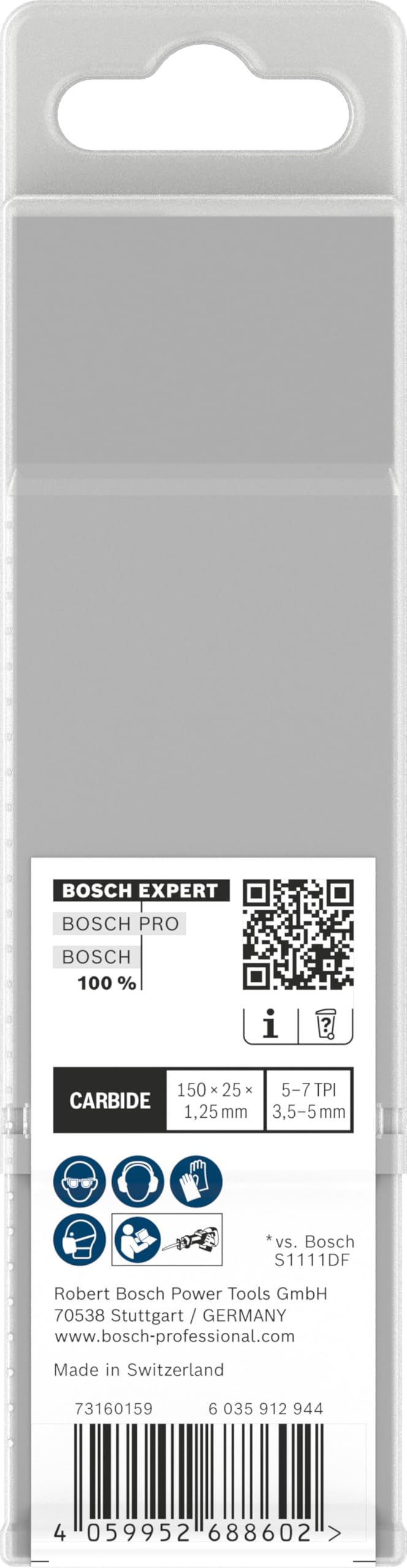 Bosch 10x Lama EXPERT Multi Material Demolition S969XHM (per Legno con metallo, Legno da costruzione con malta e chiodi, Lunghezza 150 mm, Professional Accessorio Sega universale)
