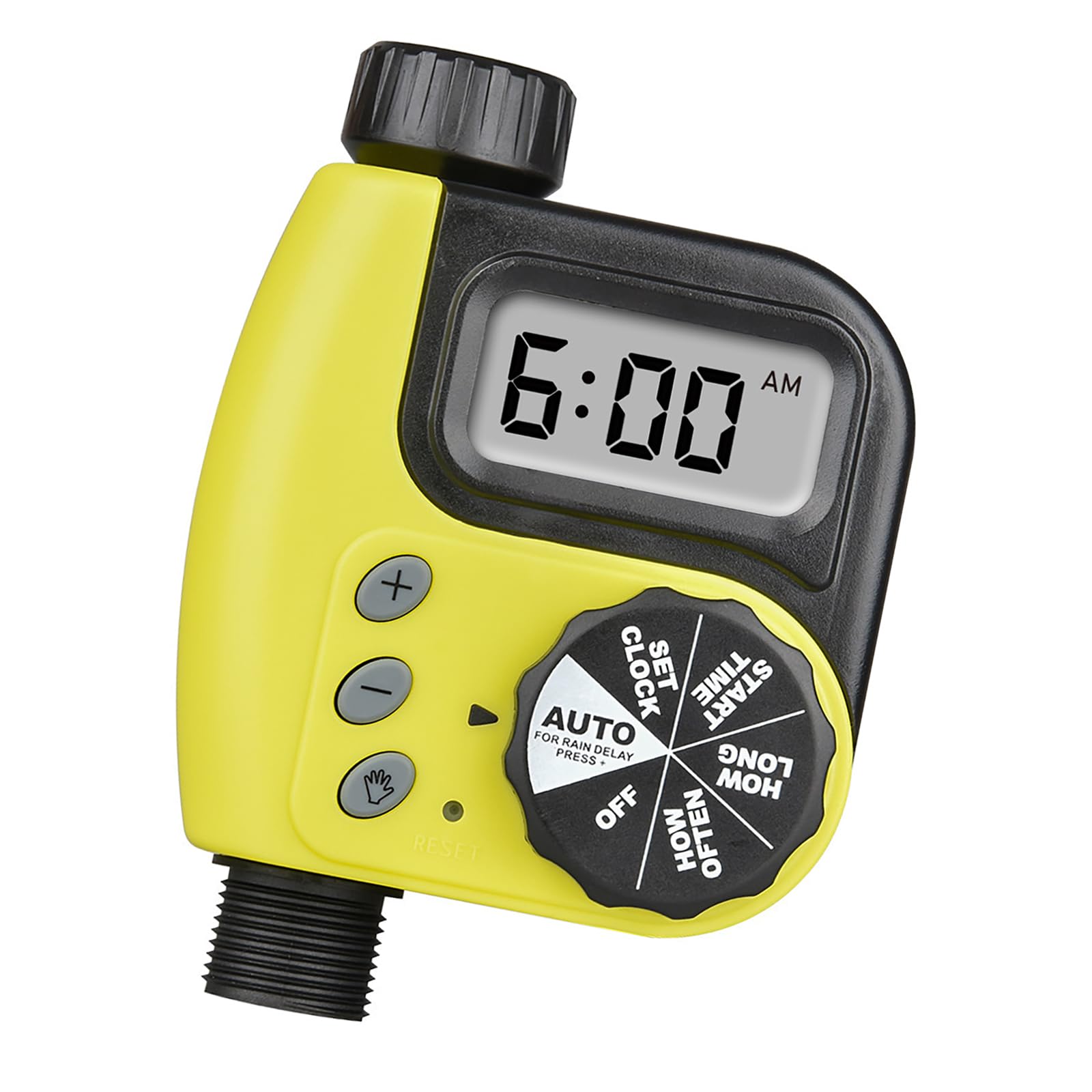 Minuteur d'arrosage programmable avec sortie marche/arrêt pour jardin