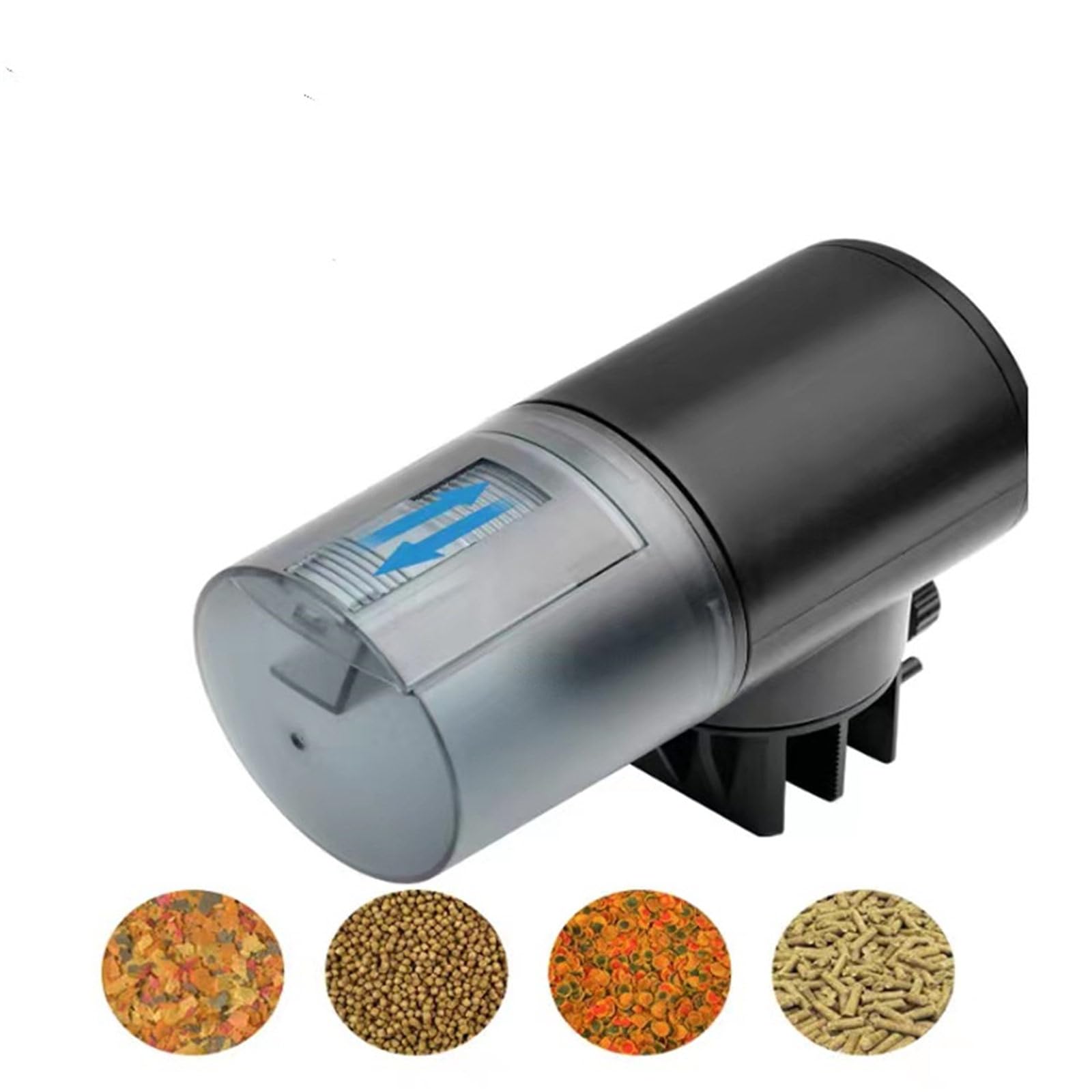 Aquariums Rechargeables Minuteries Automatiques Régulables pour les Vacances avec Distributeur de Nourriture 200 ml
