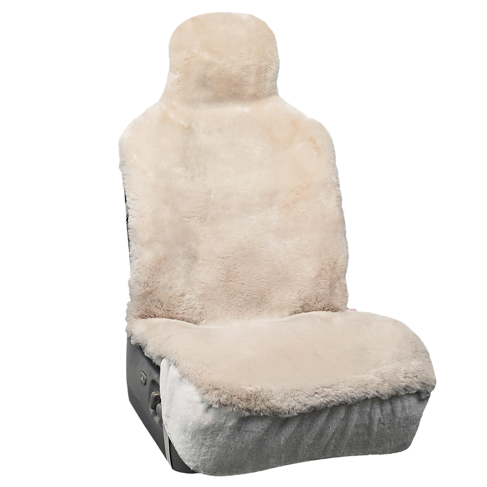Aegis Cover Premium Sheepskin Car Seat Cover Front Seat Wrap