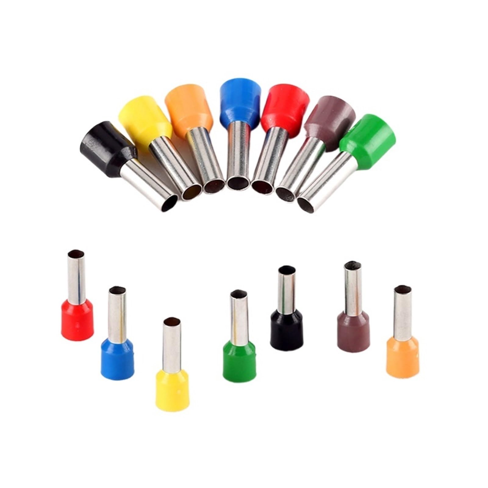 Fil connecteur électrique E2508 AWG 14 embout sertissage tube isolé 2.5mm2 bleu pour tableau