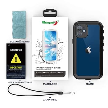 Amazon.co.jp: Taosan iPhone 12 mini 防水ケース 5.4インチ