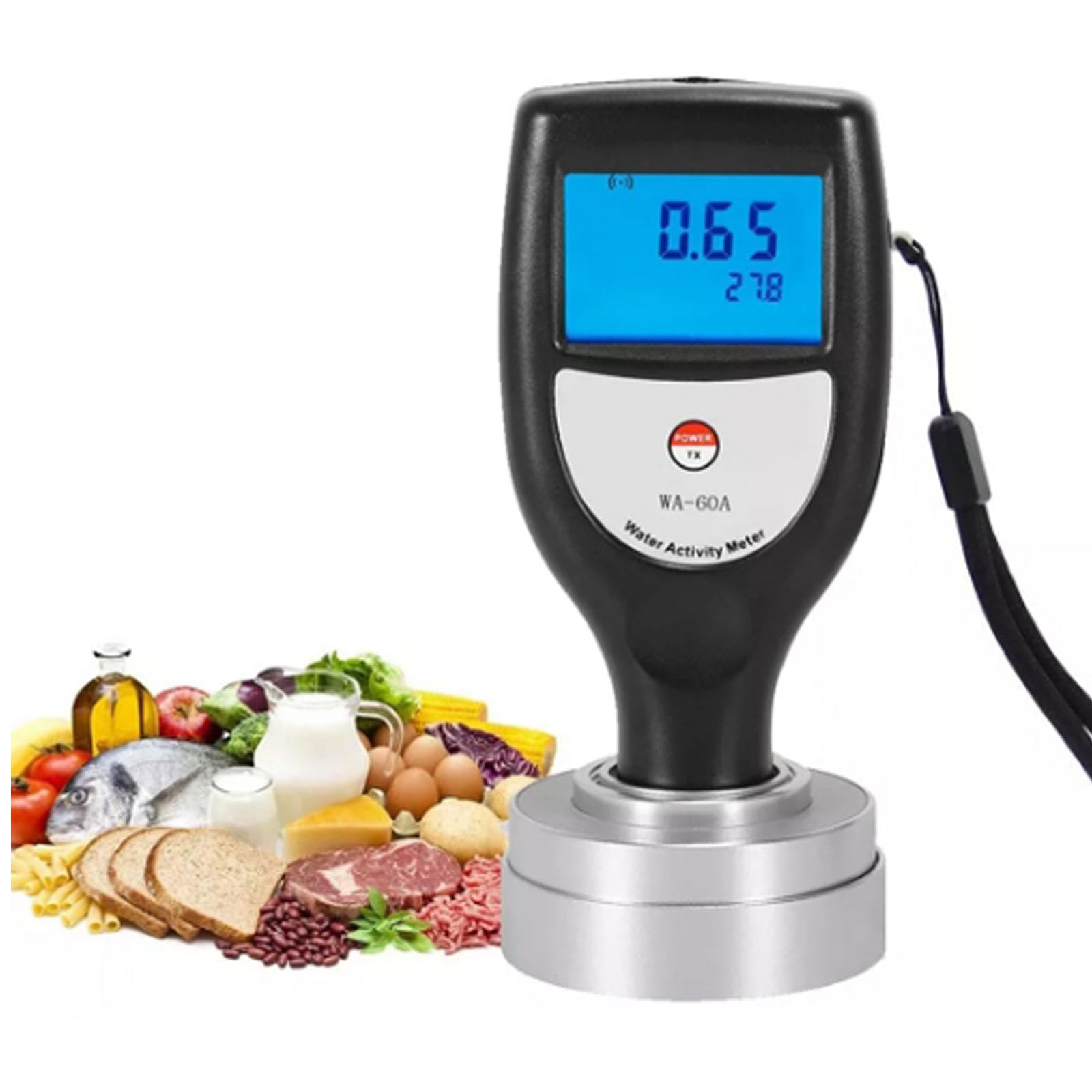 Water Activity Meter Water Activity Detector 0aw~1.0aw Food Water Activity Meter Measurement of Food Water Activity ±0.02 aw Accuracy