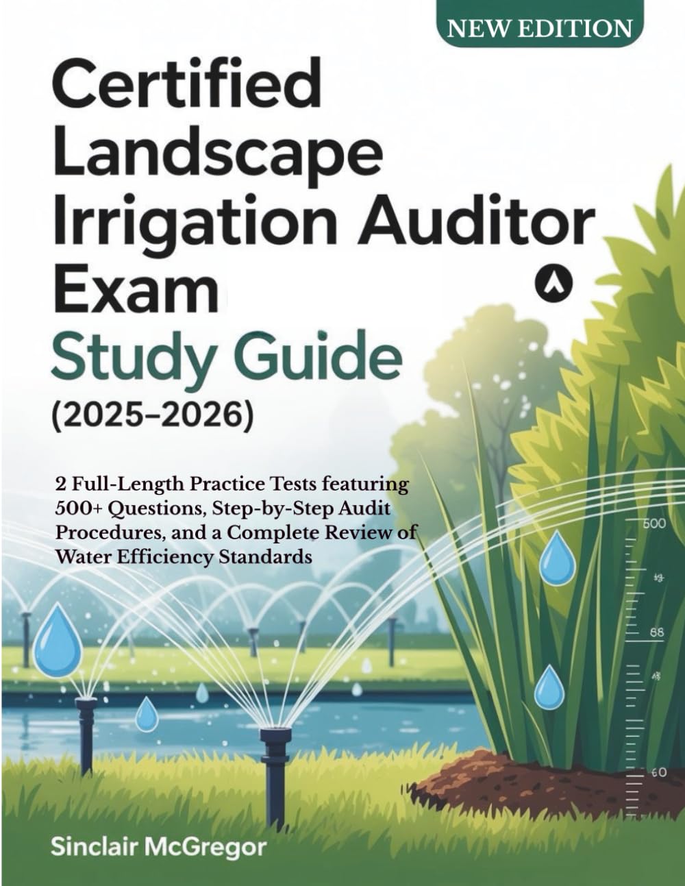 CERTIFIED LANDSCAPE IRRIGATION AUDITOR EXAM STUDY GUIDE (2025-2026): 2 Full-Length Practice Tests featuring 500+ Questions, Step-by-Step Audit ... Complete Review of Water Efficiency Standards