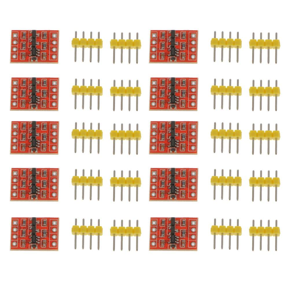 UJEAVETTE 10x2-channel Bi-Directional Level Translator Module Shifter 5-3v For-image-23