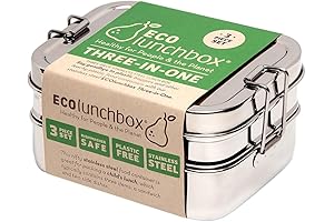 EcoLunchbox Stainless Steel Two Level Bento Box