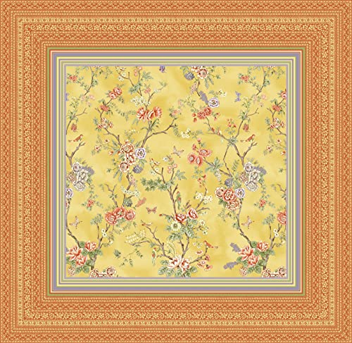 Bassetti TISCHDECKE, Baumwolle, GELB, 170x170