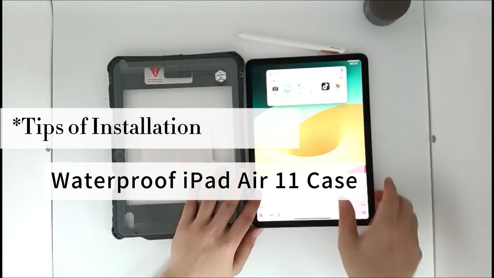 Amazon.com: ShallBox Case Waterproof for iPad Air 8th/7th/6th/11