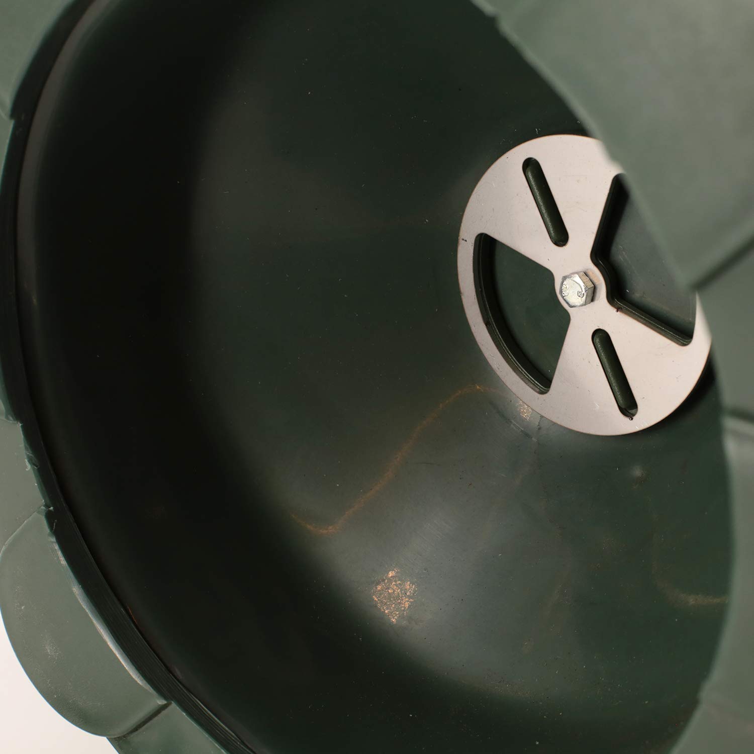 Martenbrown® Futtertrommel I Kirrtrommel I Sautrommel I Sauenkreisel für Schwarzwild I Kirrkegel I Saukegel I Kirrautomat I für Schwarzwildfütterung + Bodenanker