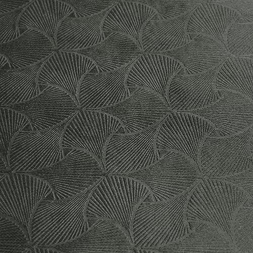 Image of Deconovo Fashionable Rod Pocket Blackout Curtains Room Darkening Curtains Window Treatments Shade Curtains for Study （5.2 Feet-Window） 52W x 63L Inch Dark Grey 2 Drapes