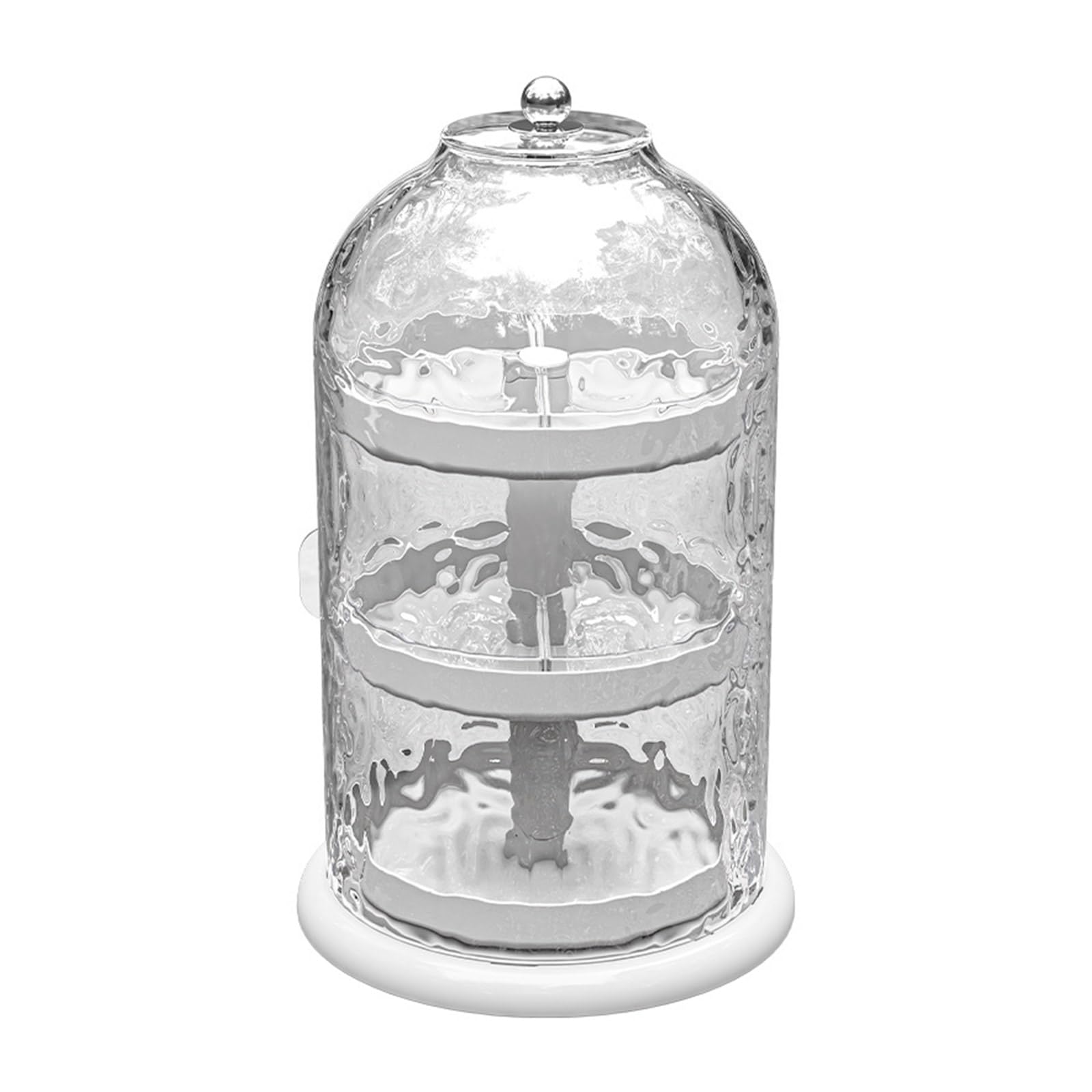 Hsioluted 360 Degree Rotating Organizers Space Saving Makeup Holder Adjustable Layers for Beauty Products Organization Sturdy Organizers