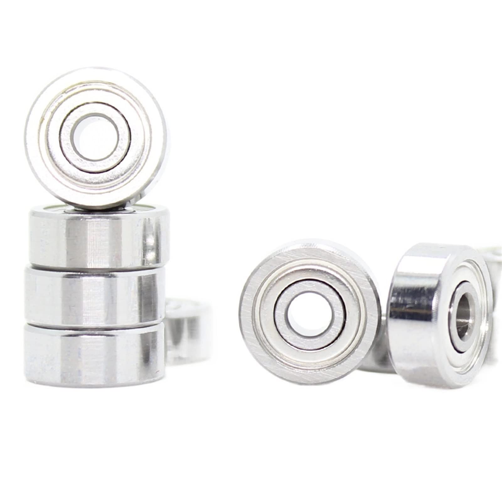 Roulement à billes à gorge profonde en acier chrom Lot de 10 roulements 623ZZ 3 x 10 x 4 mm ABEC-7