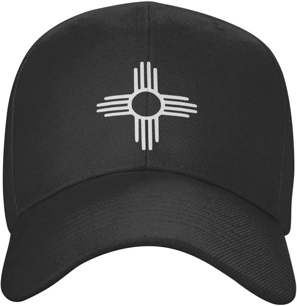 New Mexico Zia Sun Symbol Baseball Hat Sunhat Leisure Dad Cap Black Tennis Hats for Men Women