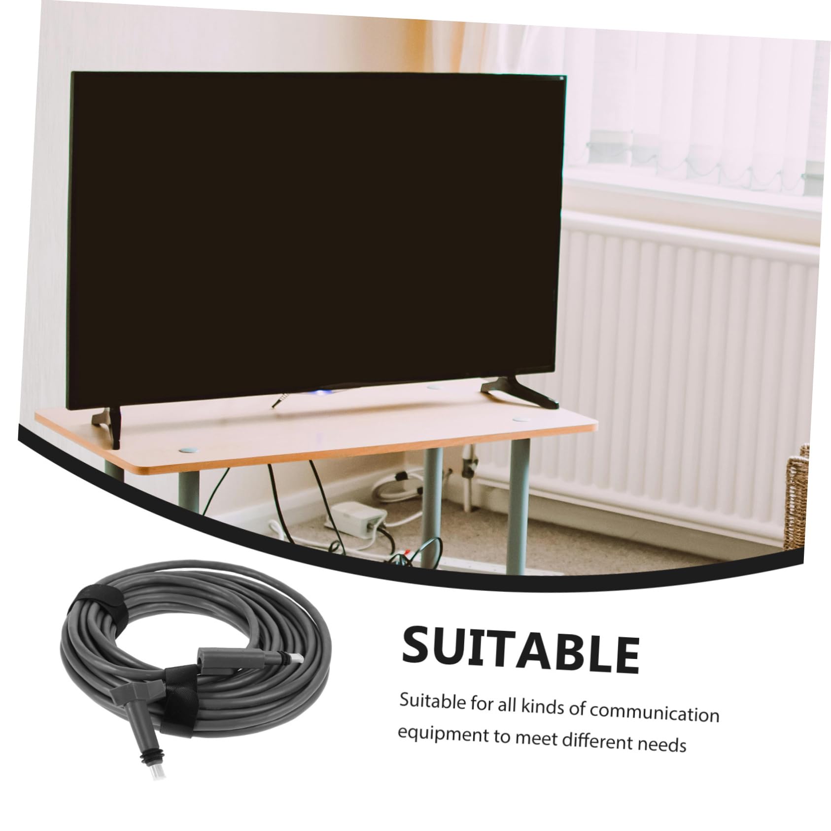 SHINEOFI Rallonge Connexion Câble Transmission Haut Débit Stable, de Réseau, Équipement de Communication, Usage Maison et Bureau