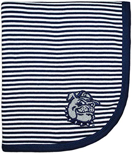 Image of Creative Knitwear Georgetown Bulldogs Striped Baby and Toddler Blanket
