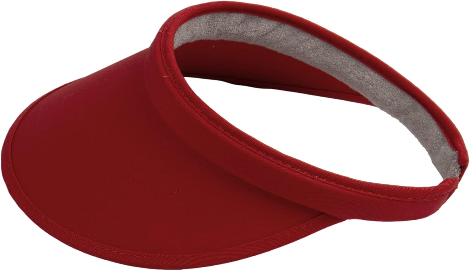 TopHeadwear Sports Cotton Twill Clip-On Visor 3.5 Inch Wide Brim, Khaki at  Men’s Clothing store