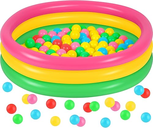 Piscina infantil inflable para bebés con 50 bolas, piscinas inflables para playa, juegos acuáticos, patio trasero, suministros de fiesta de verano
