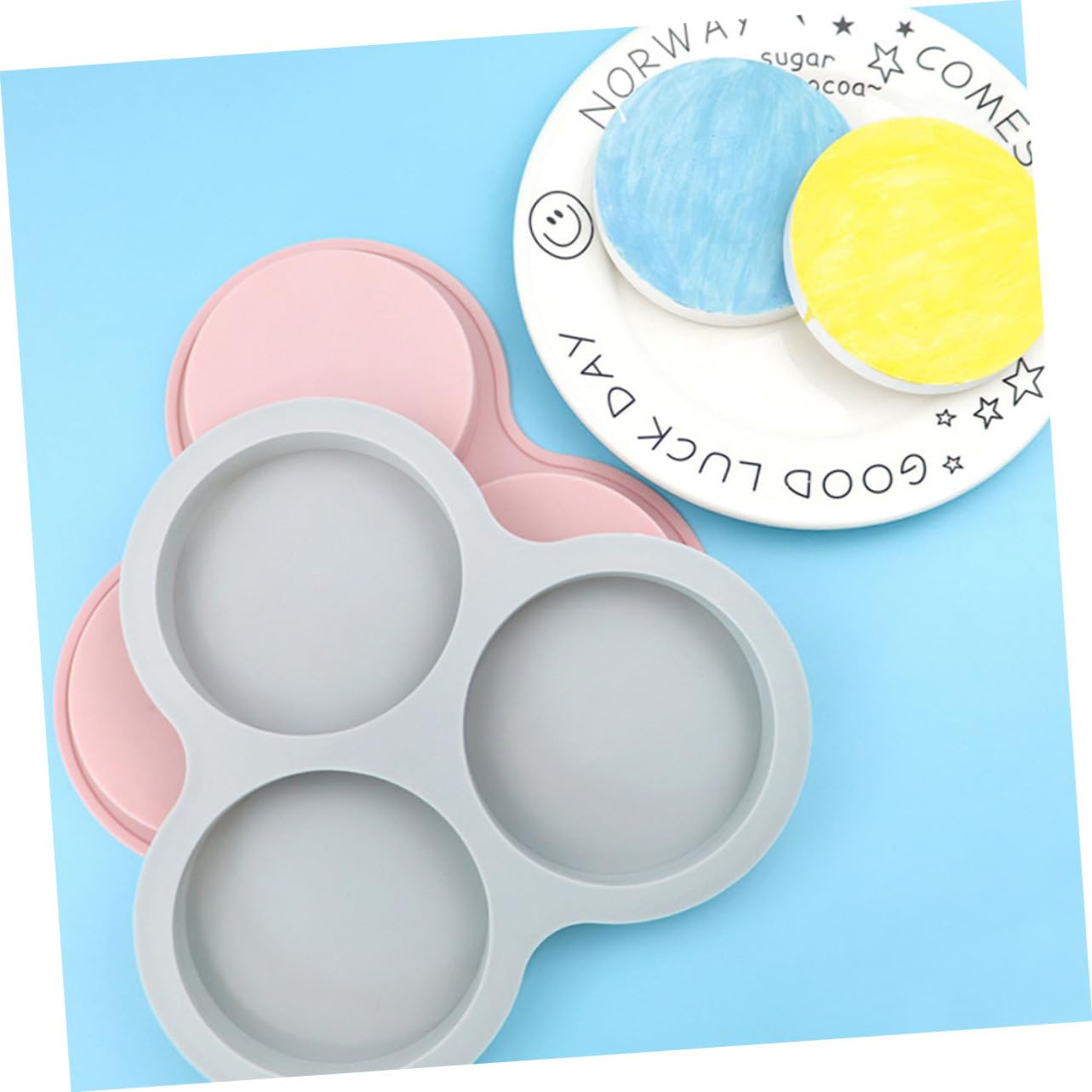 Cabilock Silicone Muffin Pan for Air Fryer Cavity Non Stick Baking High Temperature Bakeware for Cupcakes Muffins and