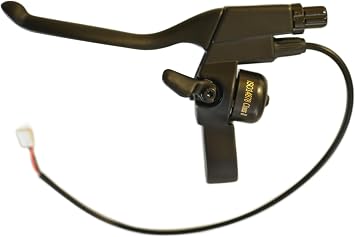 Brake Lever for Electric Scooter with Integrated Bell 2 Pins Compatible with Cecotec and Similar Models