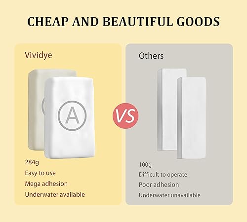 Miniatura 6 de Masilla epoxi, masilla de piscina de reparación rápida de 10 onzas  9.88 oz, arcilla epoxi multiusos para grietas, solución de fugas, relleno, unión