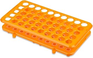 Grip Rack, 10-18mm, ABS Material, 50 Holes, Orange, Karter Scientific 234F1 - Case of 12