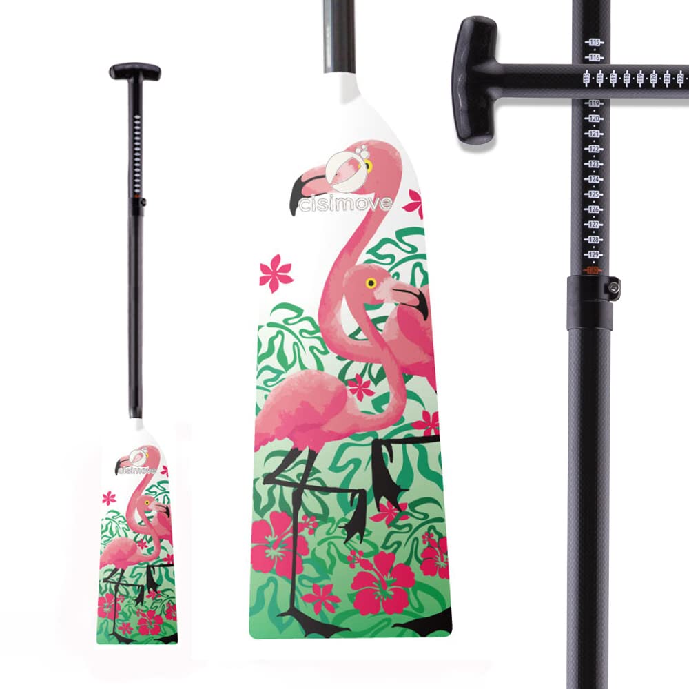 CISIMOVEGraphic IDBF Approved Adjustable Carbon Fiber Dragon Boat Paddle