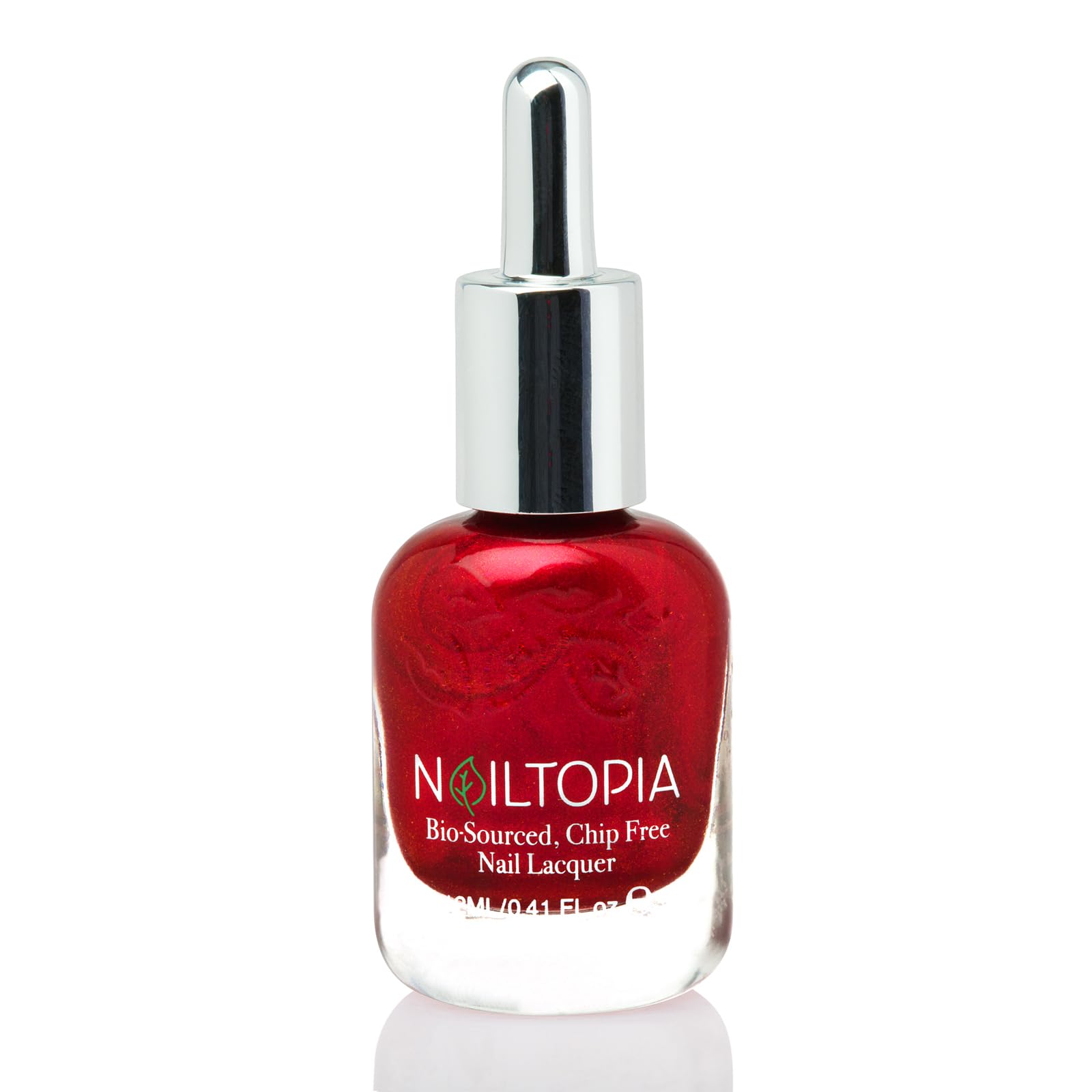 Nailtopia - Plant-Based Chip Free Nail Lacquer - Non Toxic Bio-Sourced Long-Lasting Strengthening Polish - Run Now Wine