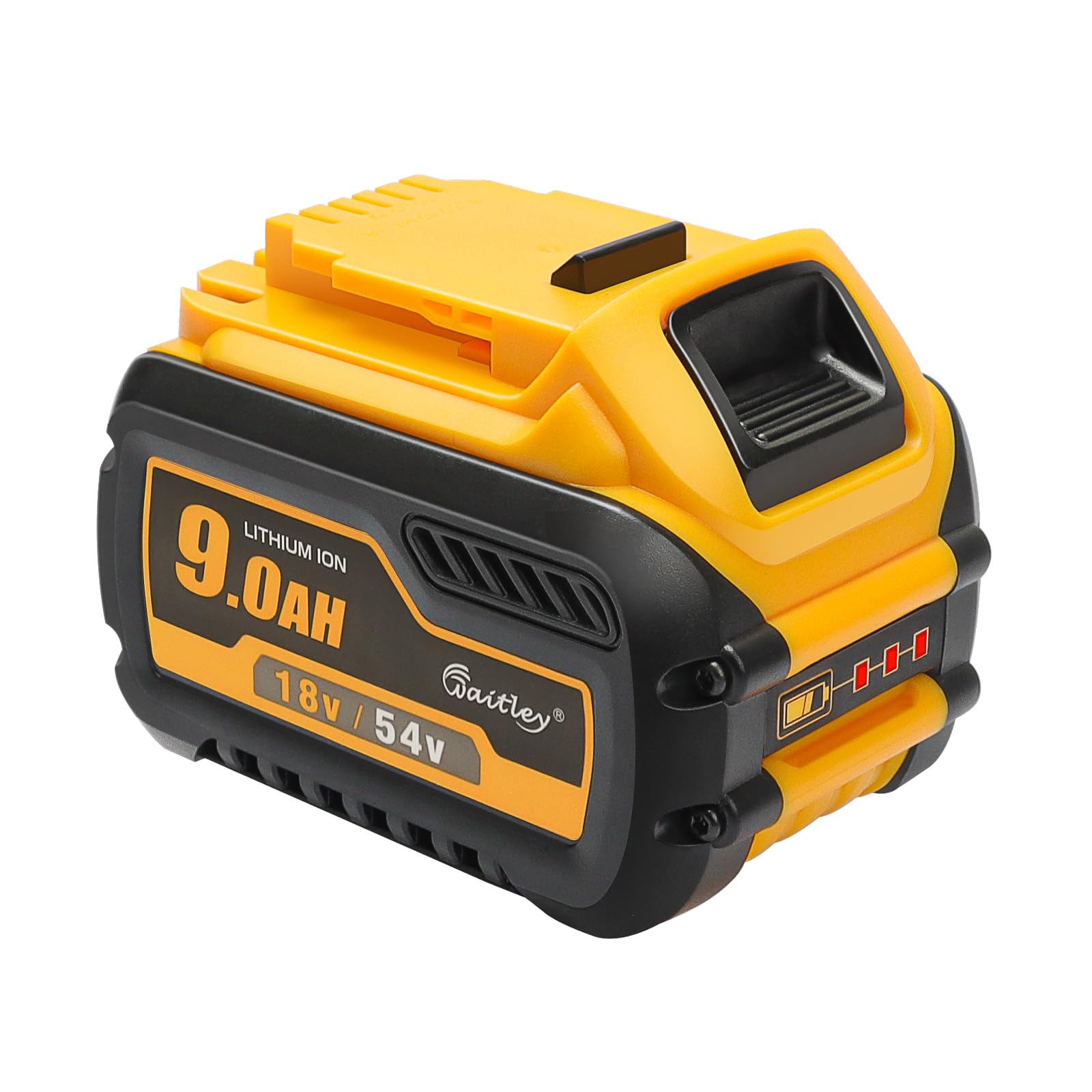 QUPERR Ersatzakku für Dewalt Akku 54V /18V mit hoher Kapazität(9,0 Ah/ 3,0 Ah) – Kompatibel mit Dewalt Elektrowerkzeugen DCB609, DCB606, DCB547, DCB548 usw.