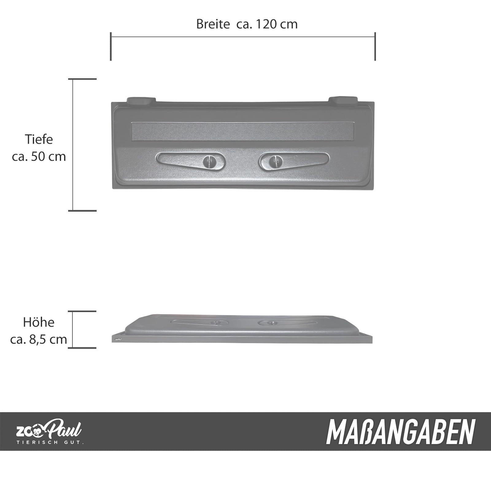 ZooPaul XXL osłona akwarium 120 x 50 w zestawie 2 x 30 W pokrywa terrarium