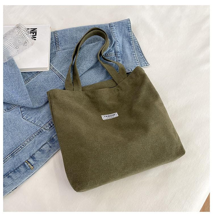 Bolso tote moderno para mujer - Bolso de viaje casual de lona con asa única - Ideal para el uso diario y viajes miniatura 3