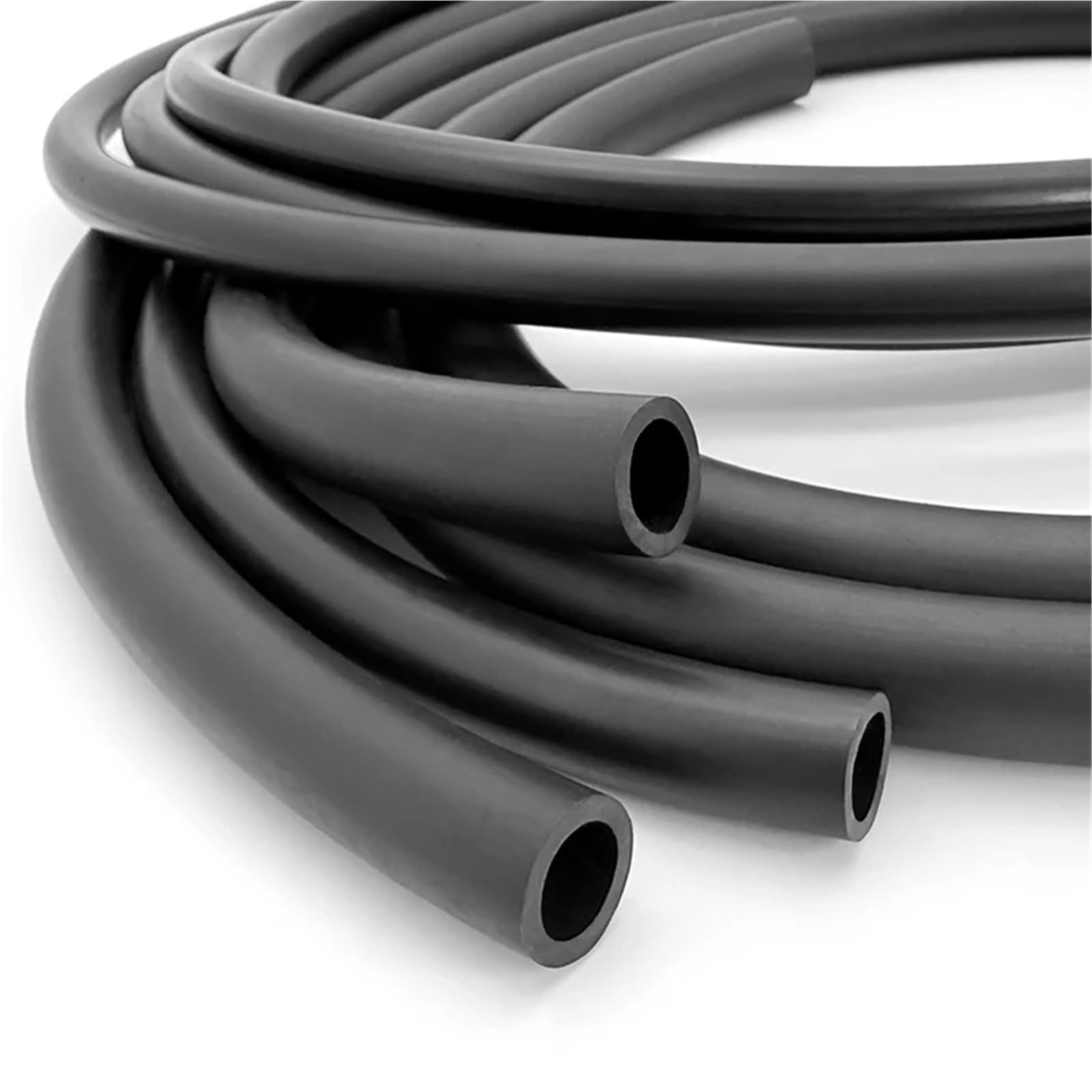 Línea de combustible goma negra 1M ID 3/4/5/6/7/8/10/13/16/19mm Tubo flexible entrega y aceite