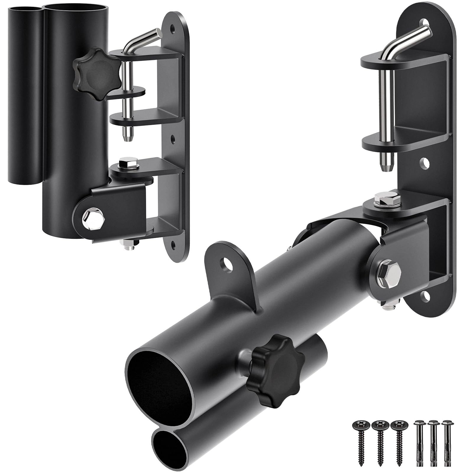 Kipika Wall Mount Landmine Attachment for Olympic Bars, V Bar Row Landmine Handle Attachment for Barbell Bar, Viking Press Landmine Handle Attachment, Ideal for Home Gym Workouts