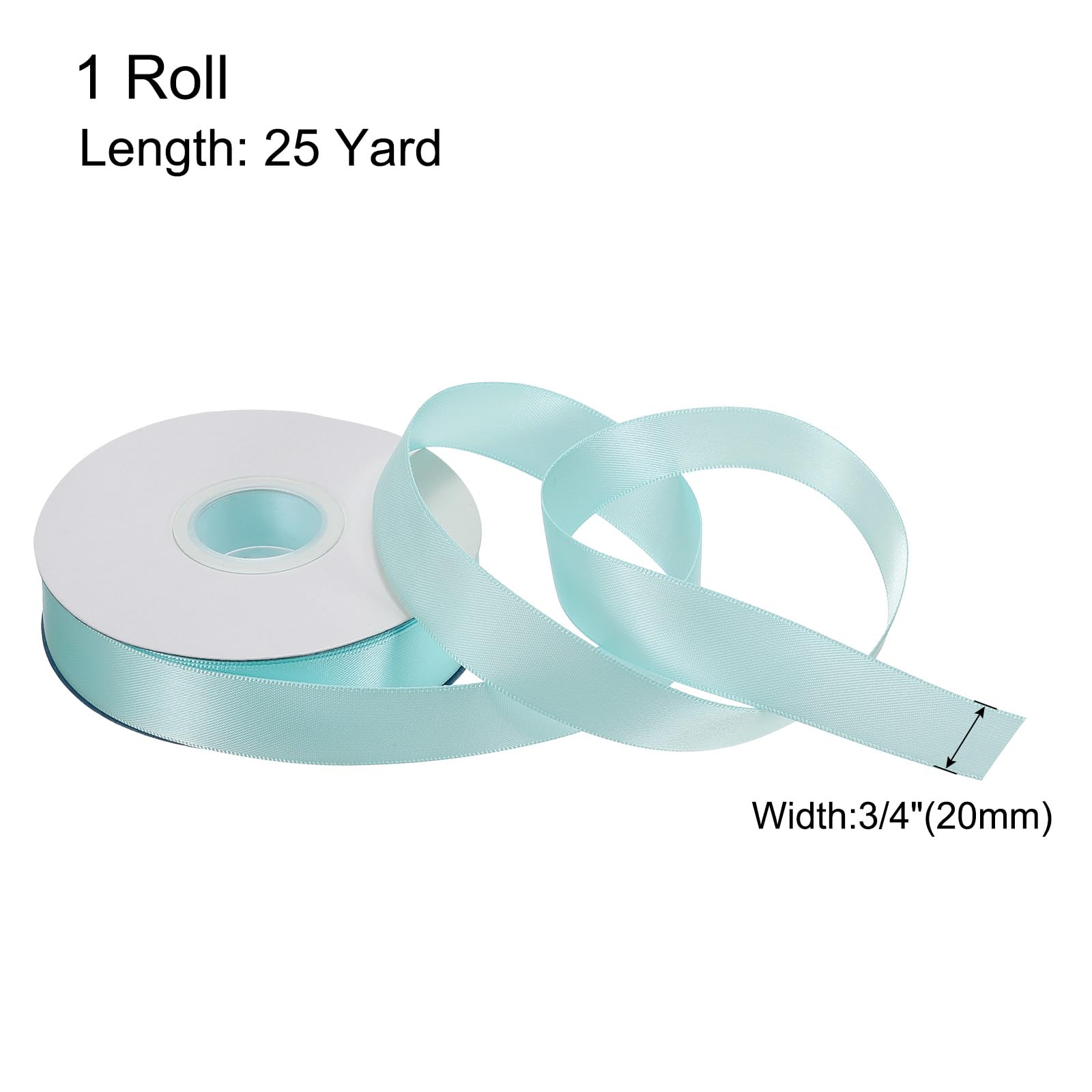Cinta De Raso 10mm X 25 Yardas | Color Amarillo Maíz | Para Lazos, Regalos, Bodas, Manualidades | Rollo Sólido Y Brillante