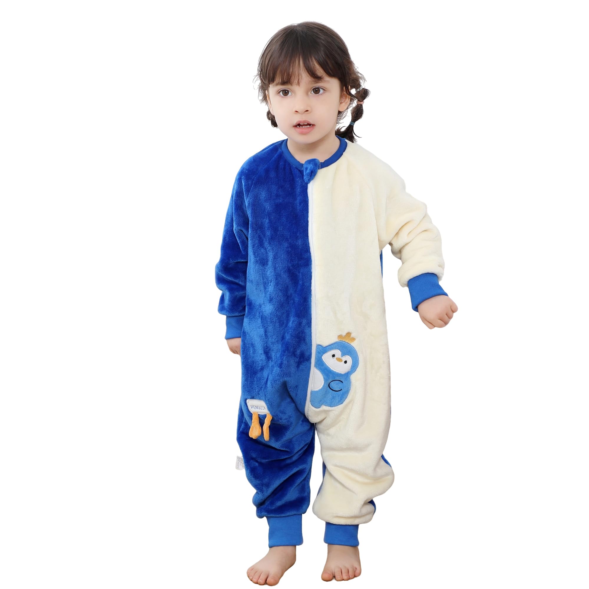 MICHLEY Baby Sleeping Bag Sack Flannel Wearable Blankets Pajamas 1-6Years