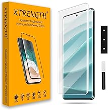 XTRENGTH Advanced HD+ Curved UV Gorilla Tempered Glass Screen Protector Designed for Motorola Edge 60 Fusion 5G - Edge to Edge Full Screen Coverage with Easy Installation Kit (Anti-Scratch)