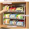SimpleHouseware Stackable Can Rack Organizer Storage for Pantry, White ...