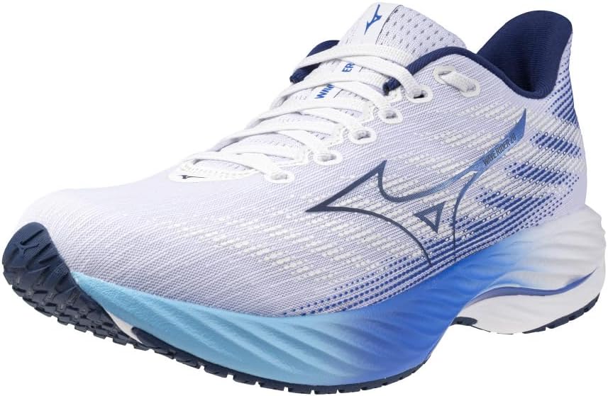 Mizuno Men's Running Shoes, Wave Rider 28, Jogging, Marathon, Training, Sports, Lightweight, Resilient, Thick Sole