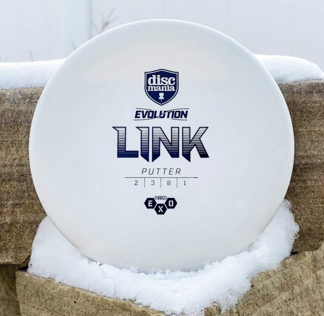 Discmania Evolution Exo Hard Link Putter Golf Disc Pack of 3-173-176g (Colors May Vary) Putting Practice Disc Golf Putter Pack