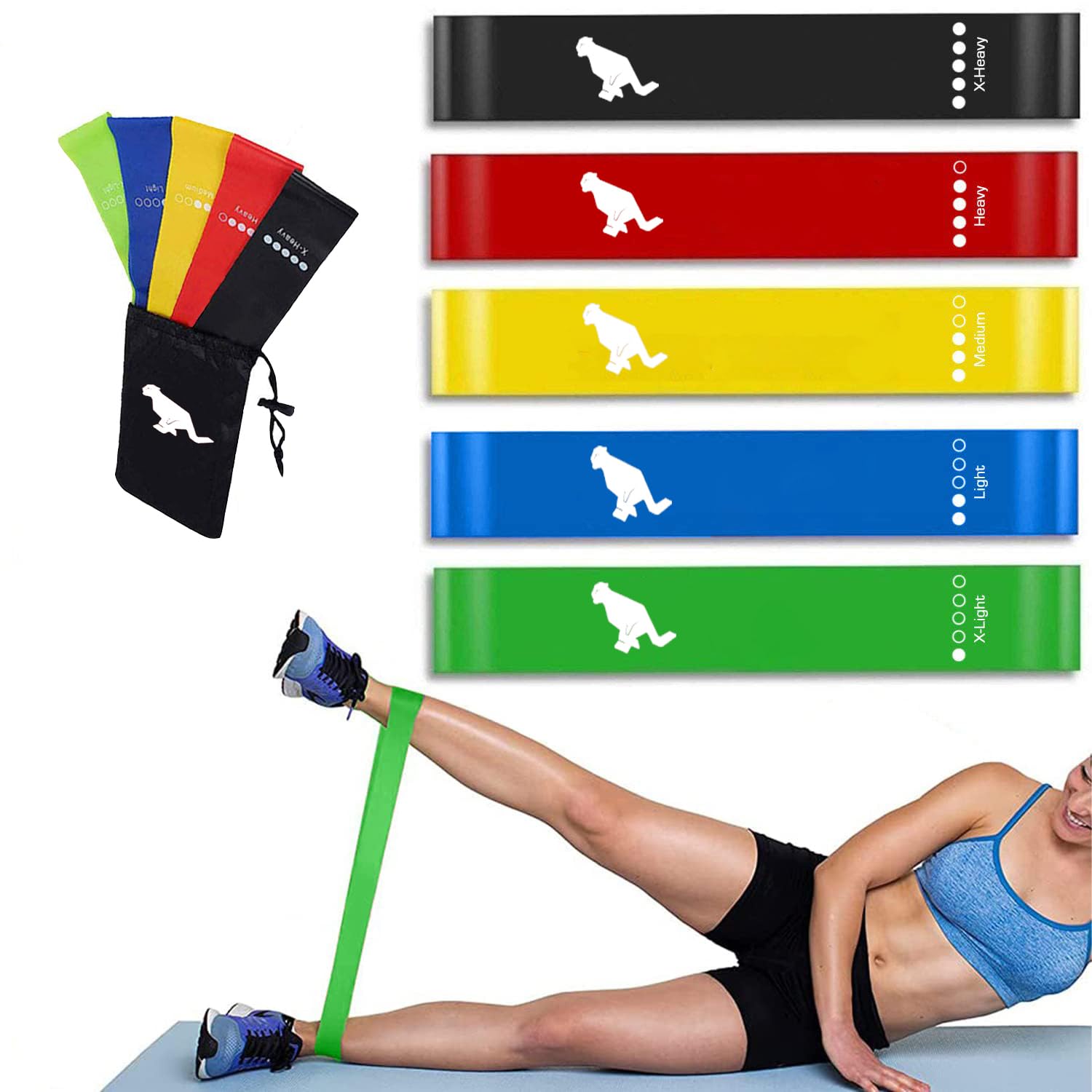 GRS Natural Latex Resistance Loop Bands | Smell-Free & Skin Friendly | Useful for Hips, Arms & Legs Workouts. Tear Resistant & Anti-Slip | Theraband for Fitness & Toning. (B0CJFX9NPH) Amazon Price History, Amazon Price Tracker