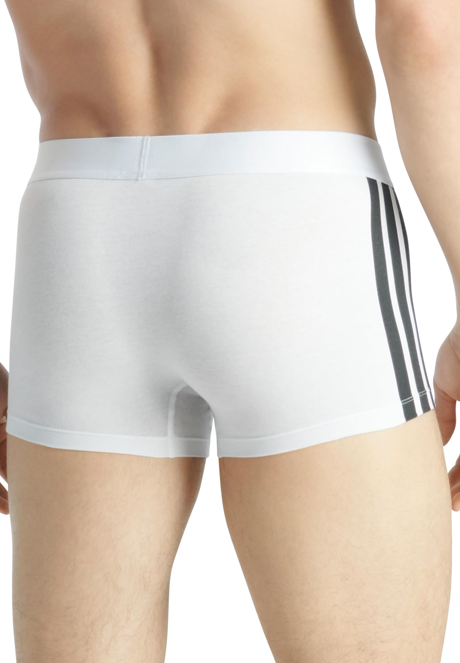 adidas Bielizna Mężczyźni Adidas Herren Unterwäsche Boxershorts 2er Pack - Low Rise Trunk (2pk) - Active Flex Cotton 3 Stripes