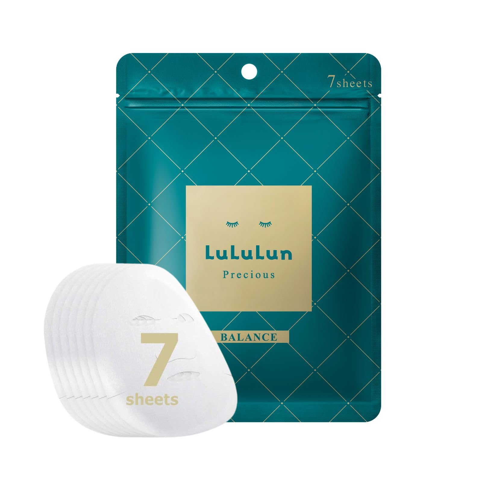 Lululun Precious Tuchmasken – Ausgleichende, feuchtigkeitsspendende Gesichtsmaske-Set